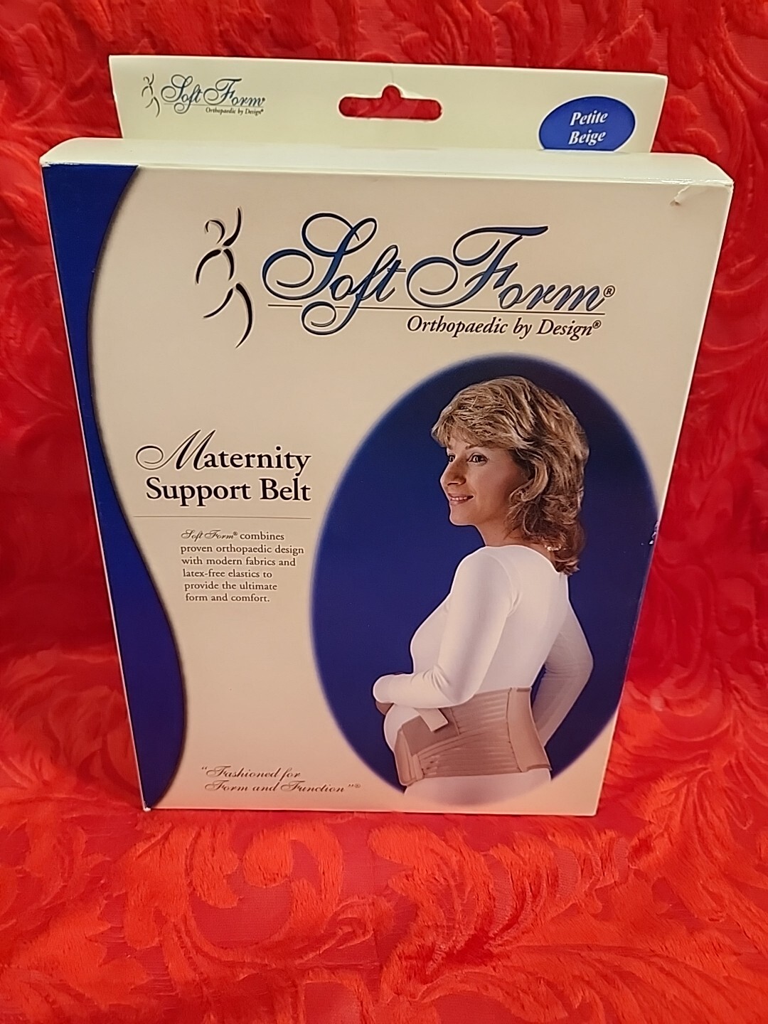 FLA Soft Form Maternity Support Belt Beige Petite New In Box