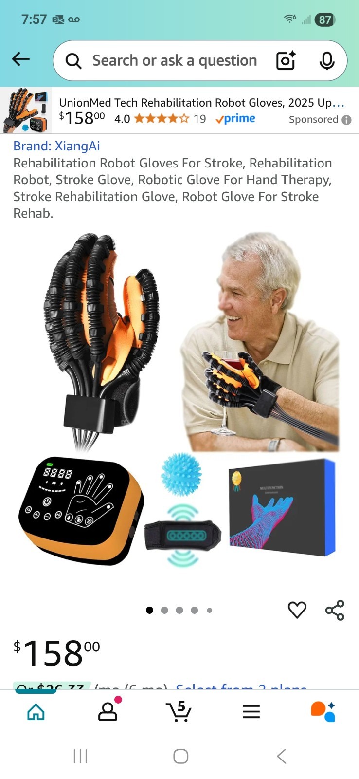 robot training glove