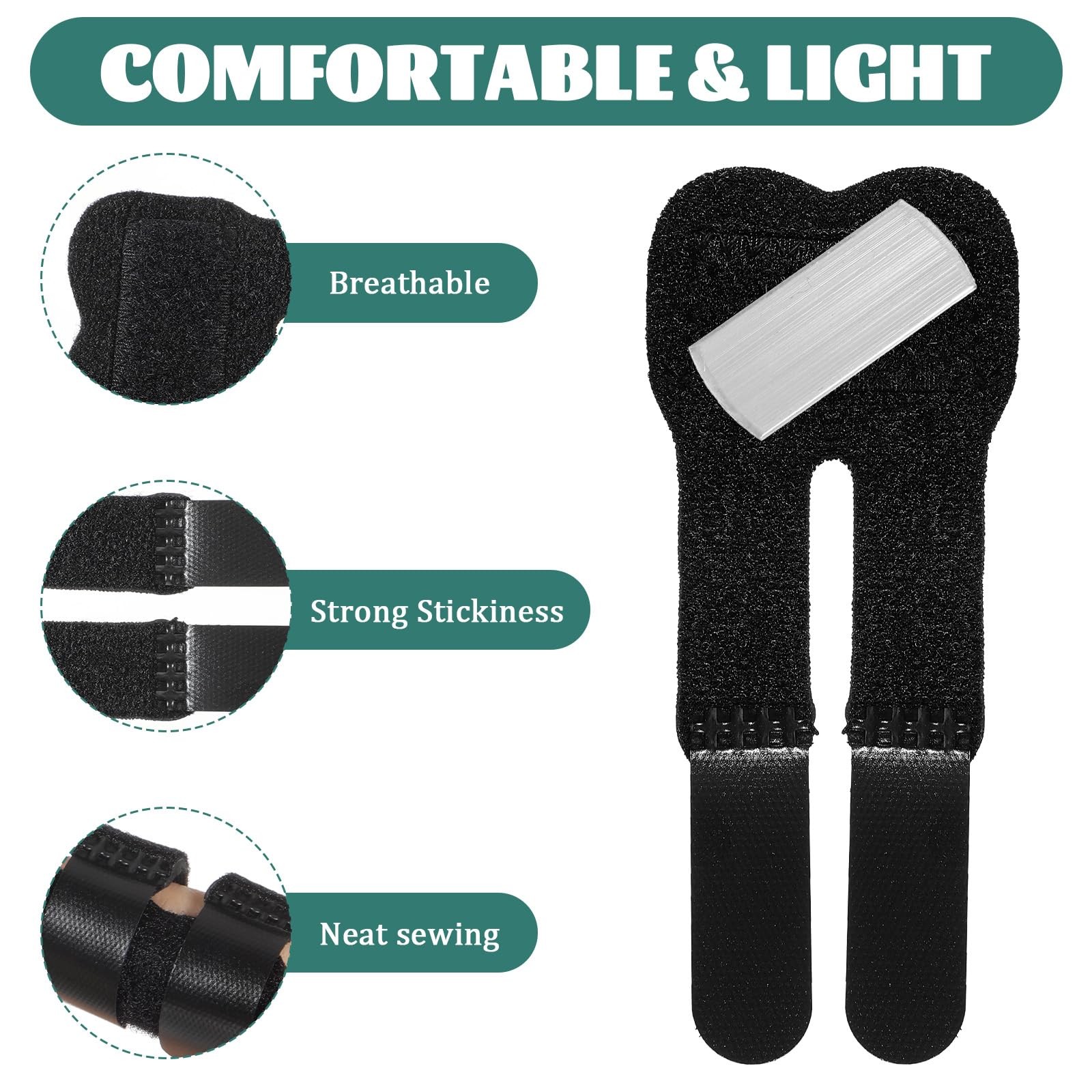 Azefnuhk 5 PCS Trigger Thumb Splints, Finger Brace for Support Fingers,…
