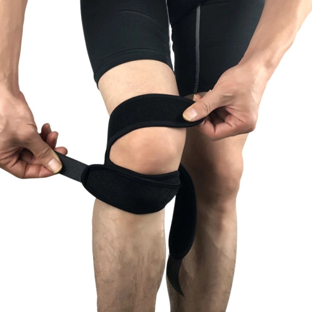 1 Pair Compression Knee Support Brace Patella Joint Pain Arthritis Relief Sleeve