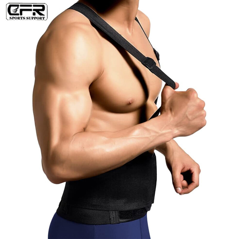 Heavy Duty Lift Lumbar Lower Back Waist Support Belt Brace Suspenders for Work
