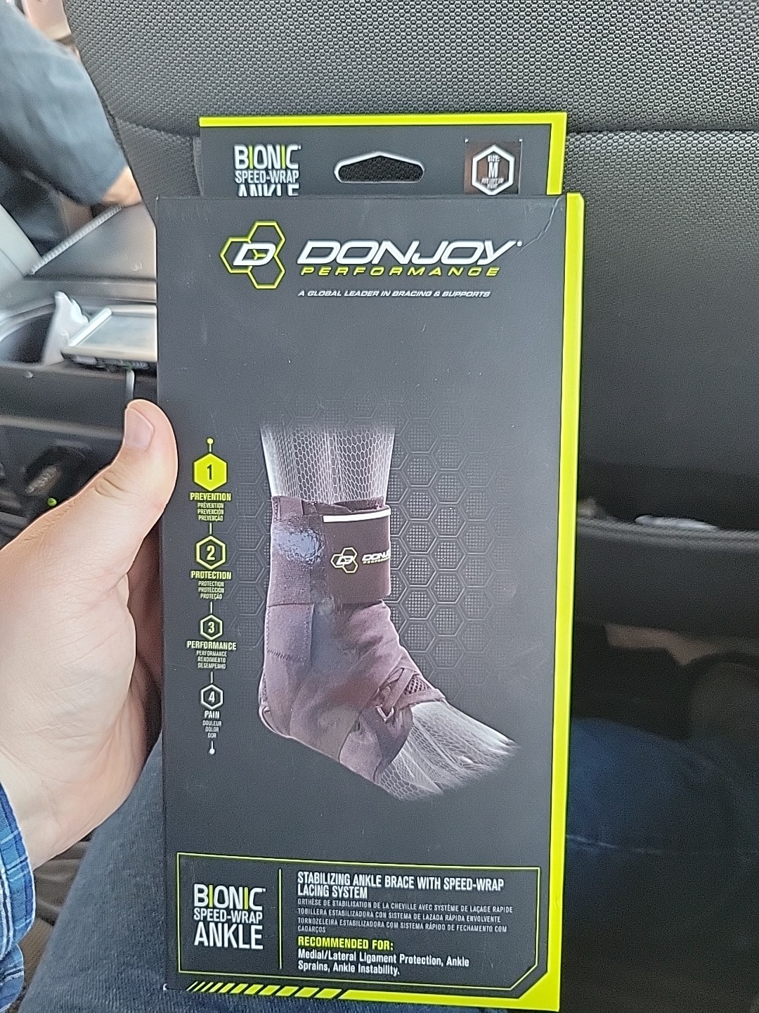 Donjoy Performance Bionic Speed Wrap Ankle, MEDIUM