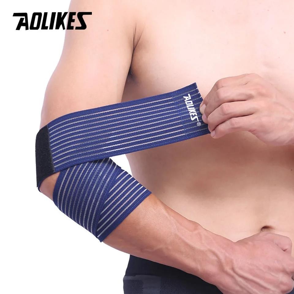 Aolikes 1pc 40-180cm Compression Bandage Protector Knee Support Brace Sports Ela