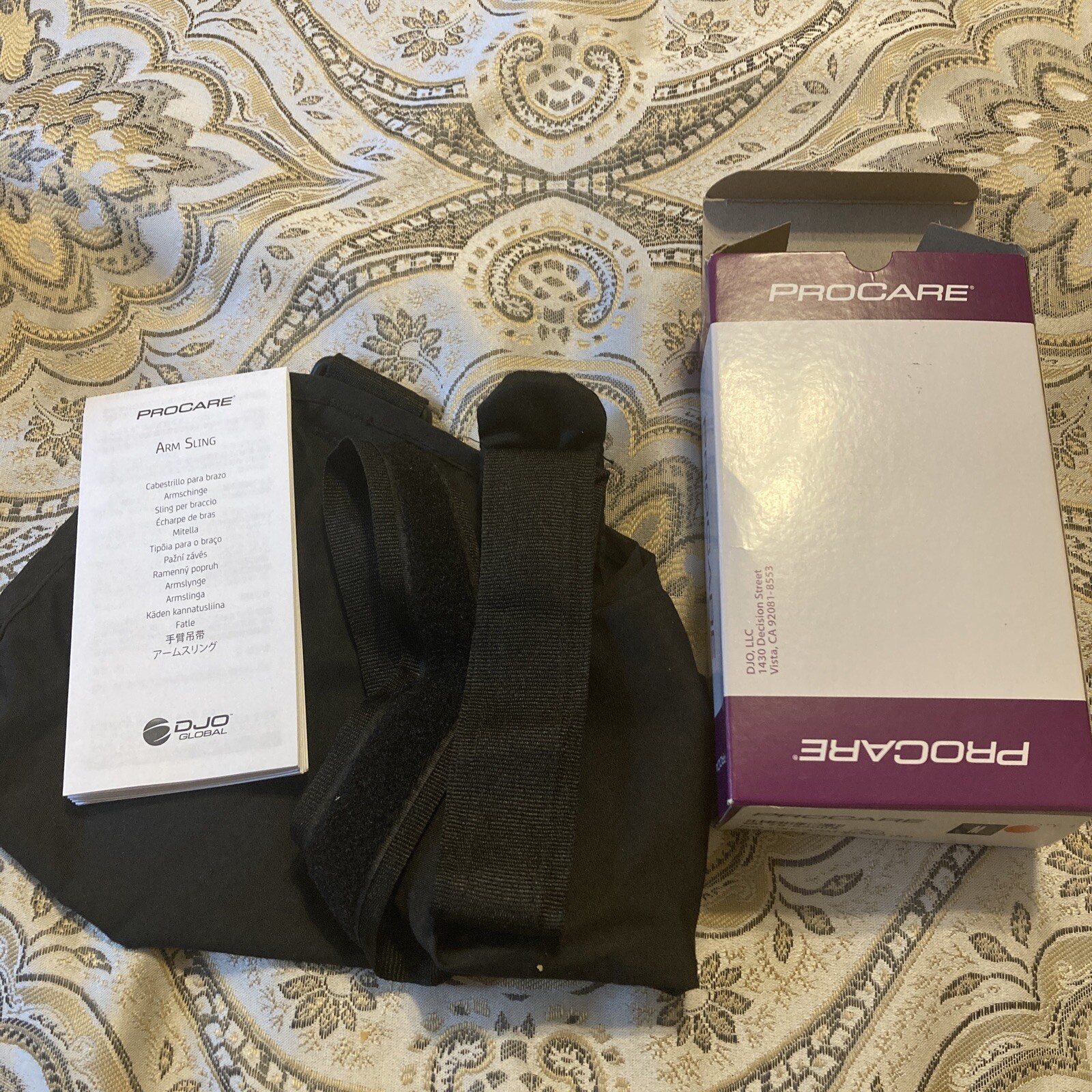 ProCare Deluxe Arm Sling, Medium, Black