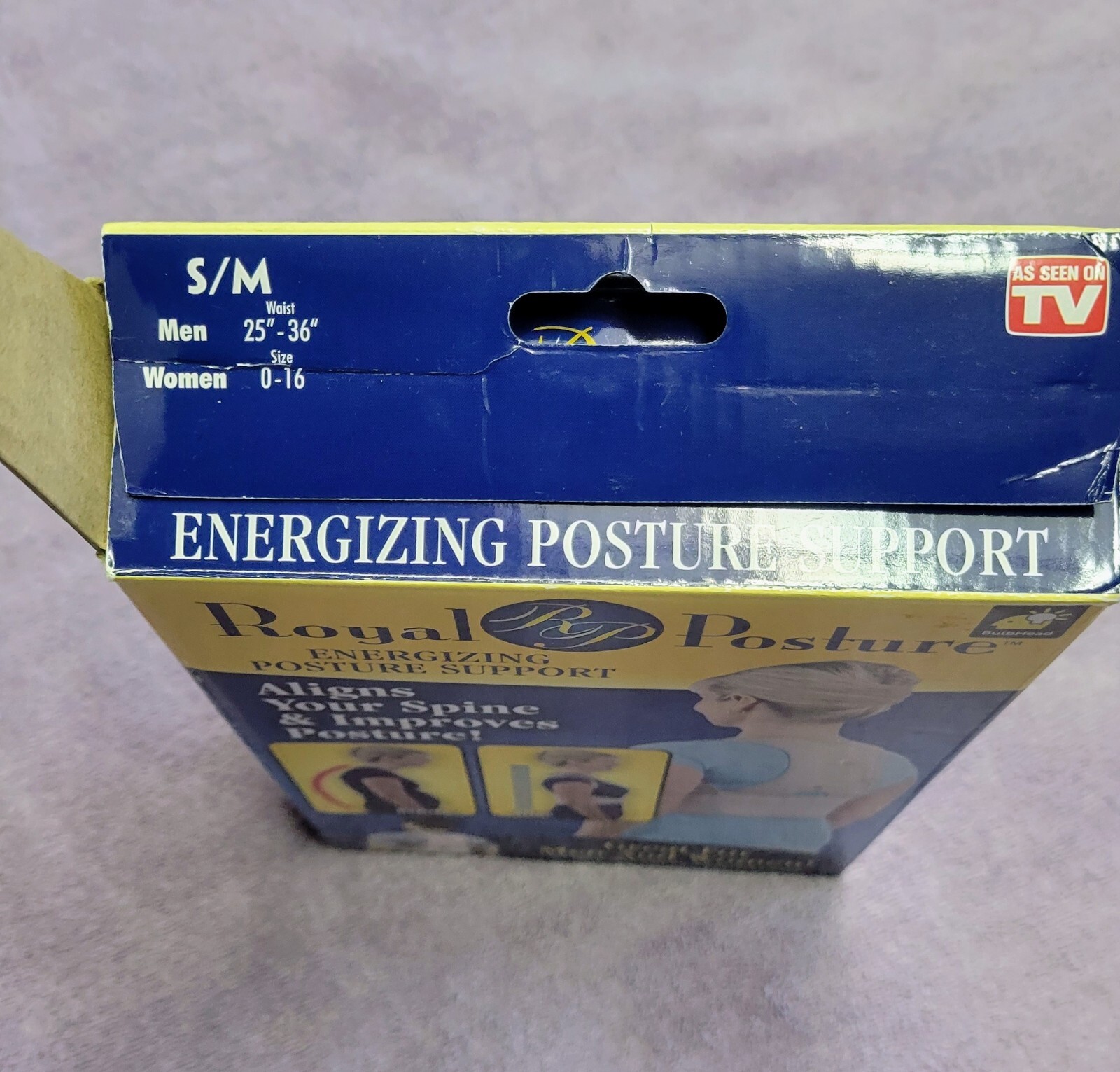 Royal Posture Corrector SM/Med Women/ Men Energizing Back and Spine Support NIB