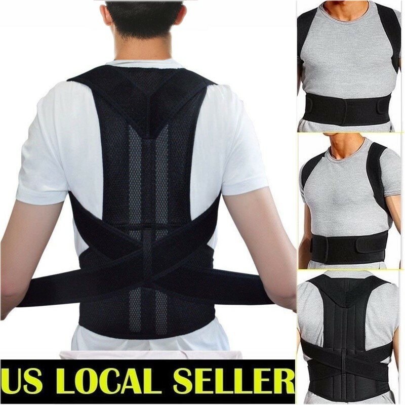 Hot Hunchback Correction Belt Adult Posture Belt Back Fixed Corrective Support#