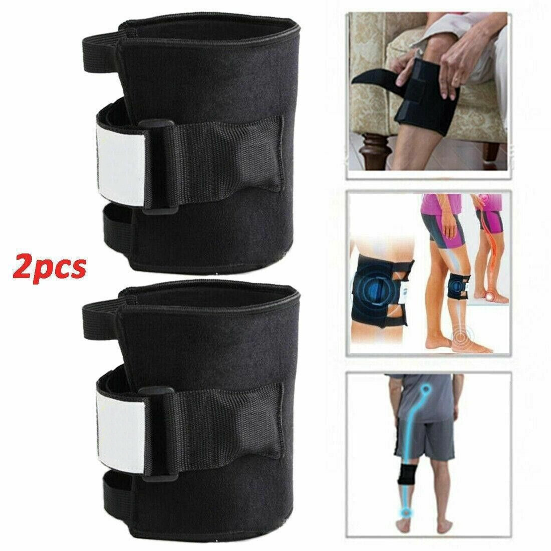 2pcs Pressure Point Knee Braces Leg Area Pain Relief Sciatica Support
