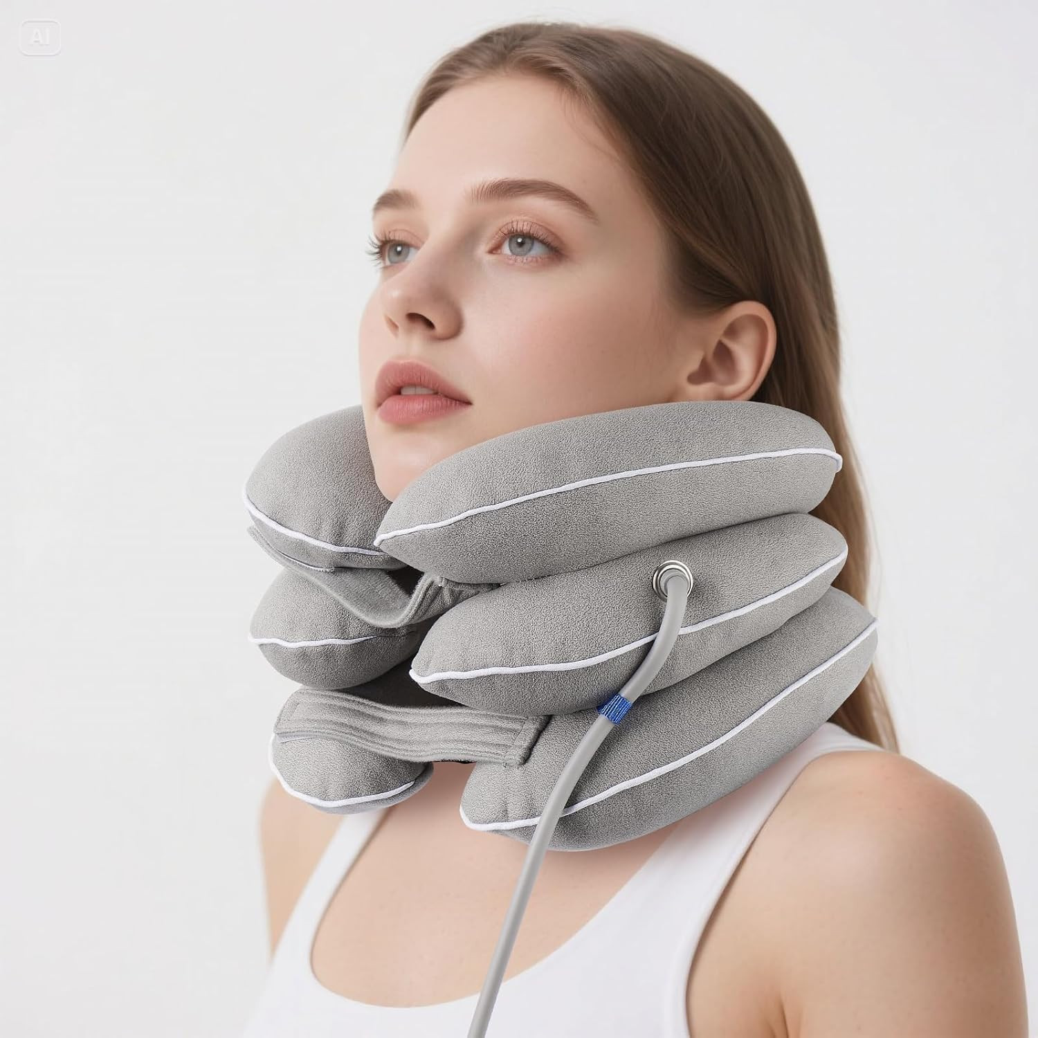 Cervical Neck Traction Device for Instant Neck Pain Relief Inflatable for Home