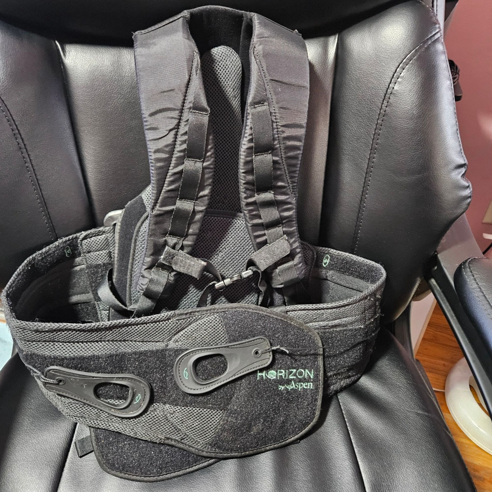Aspen Horizon 456 TLSO back brace Adjustable one size with straps lumbar padding