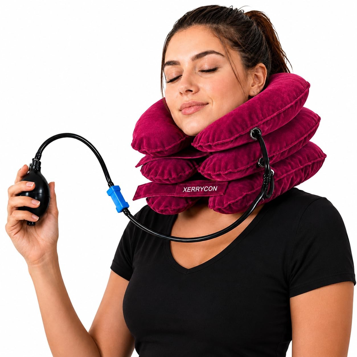 Inflatable Neck Stretcher for Neck Pain Relief, Cervical Traction Device with…