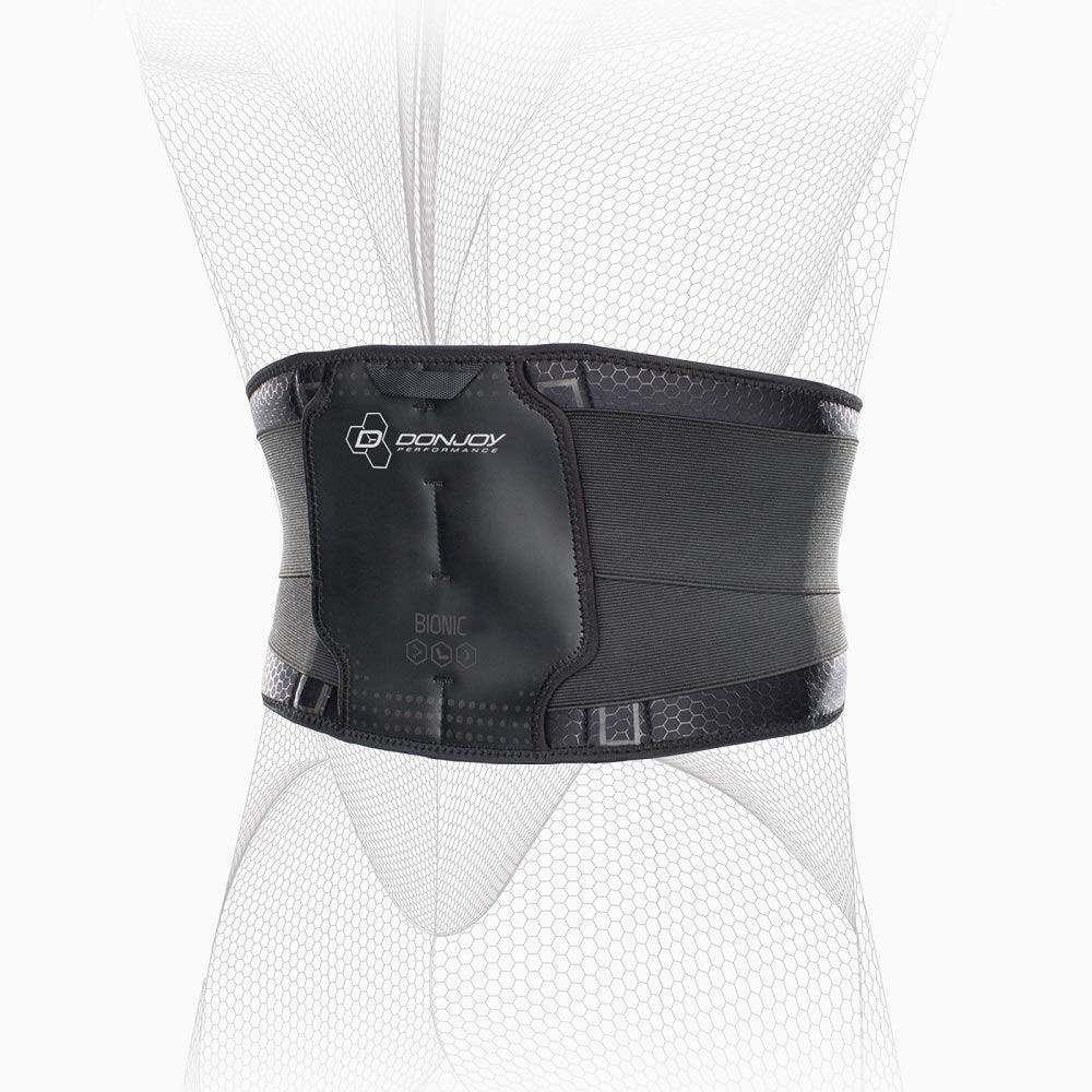 BIONIC Wrap-Around Back Support Brace, Low Back Pain Support, Adjustable Compres