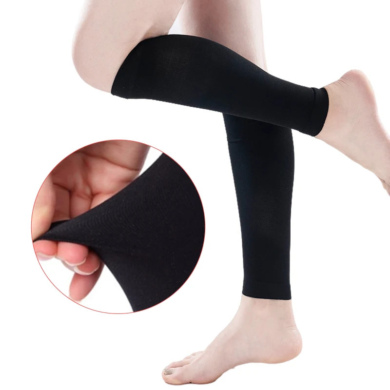 2pcs/Pair Medical Varicose Vein Compression Calf Sleeve Outdoor Mountaineerin