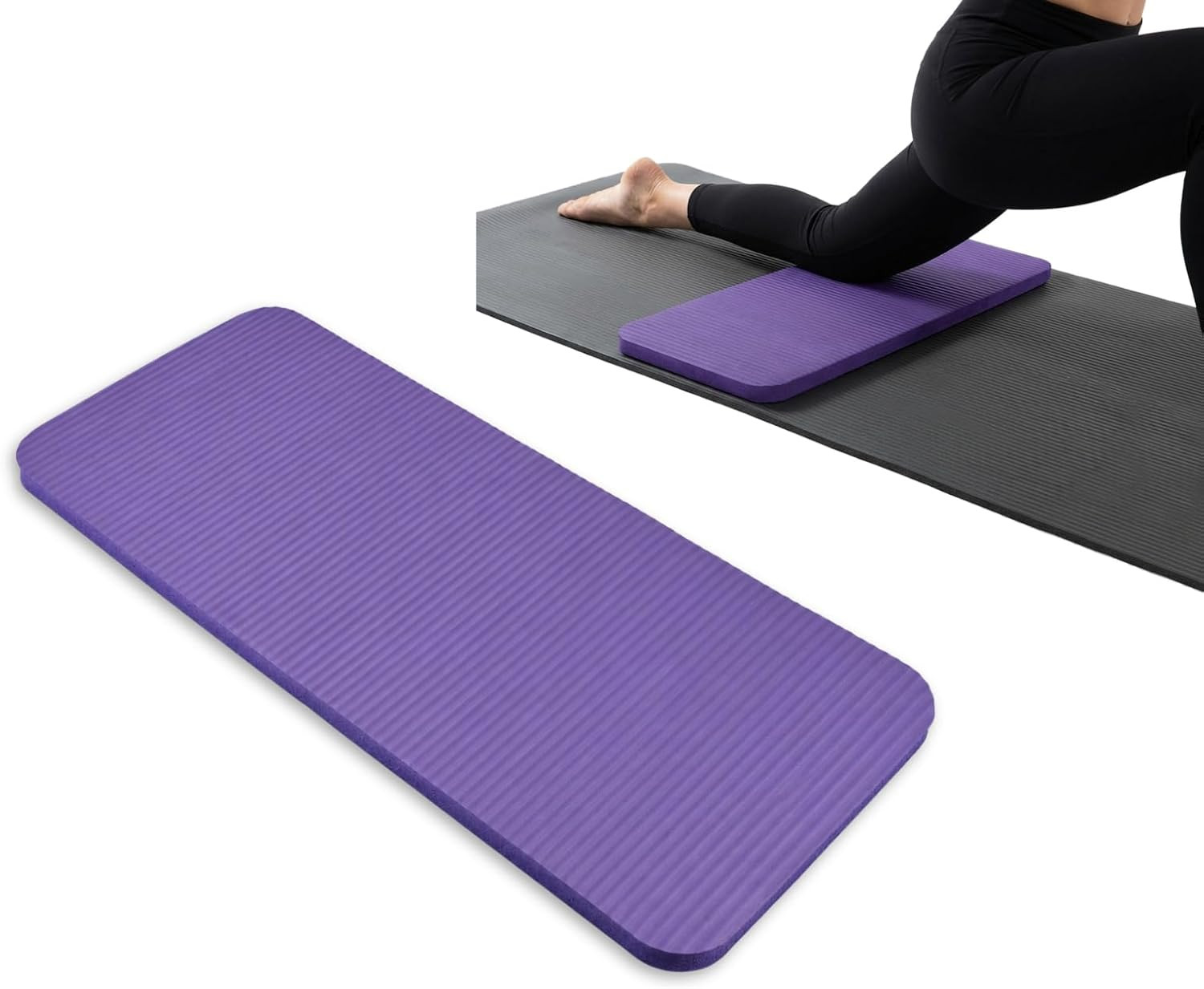Yoga Knee Pad 0.59 Inch | Non Slip Foam Knee Cushion, Mini Knee Mat, for Sore Kn