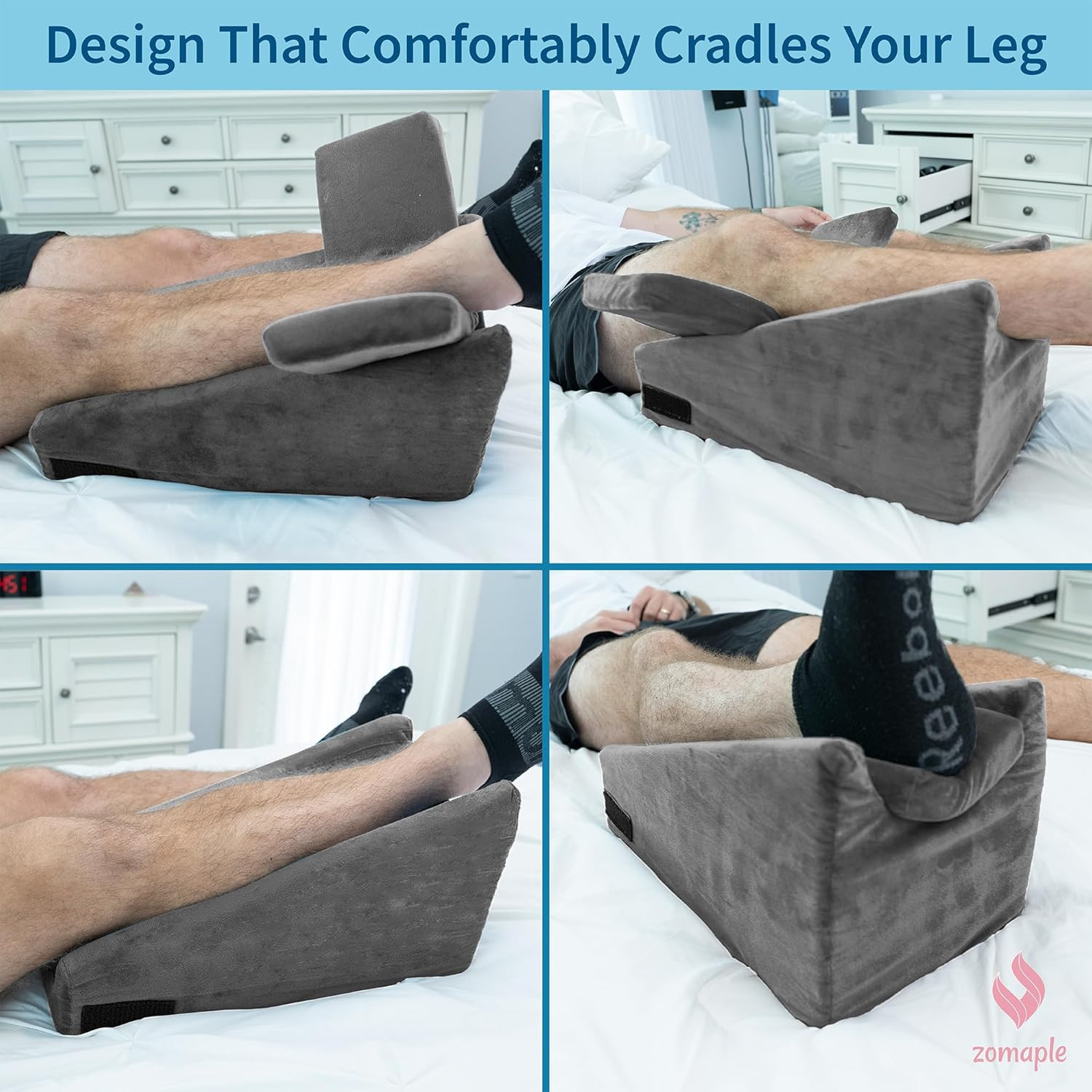 Adjustable Arm Elevation Pillow with Memory Foam & Hot/Cold Pack for Recovery