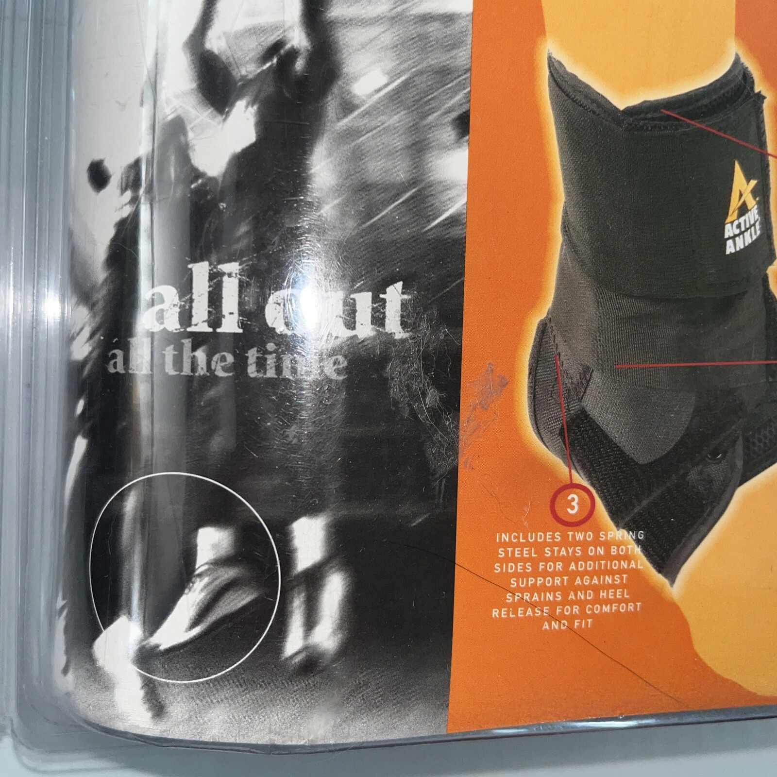 New Cramer Sport Lacer Ankle Support for Left or Right Ankle: Black Size Large