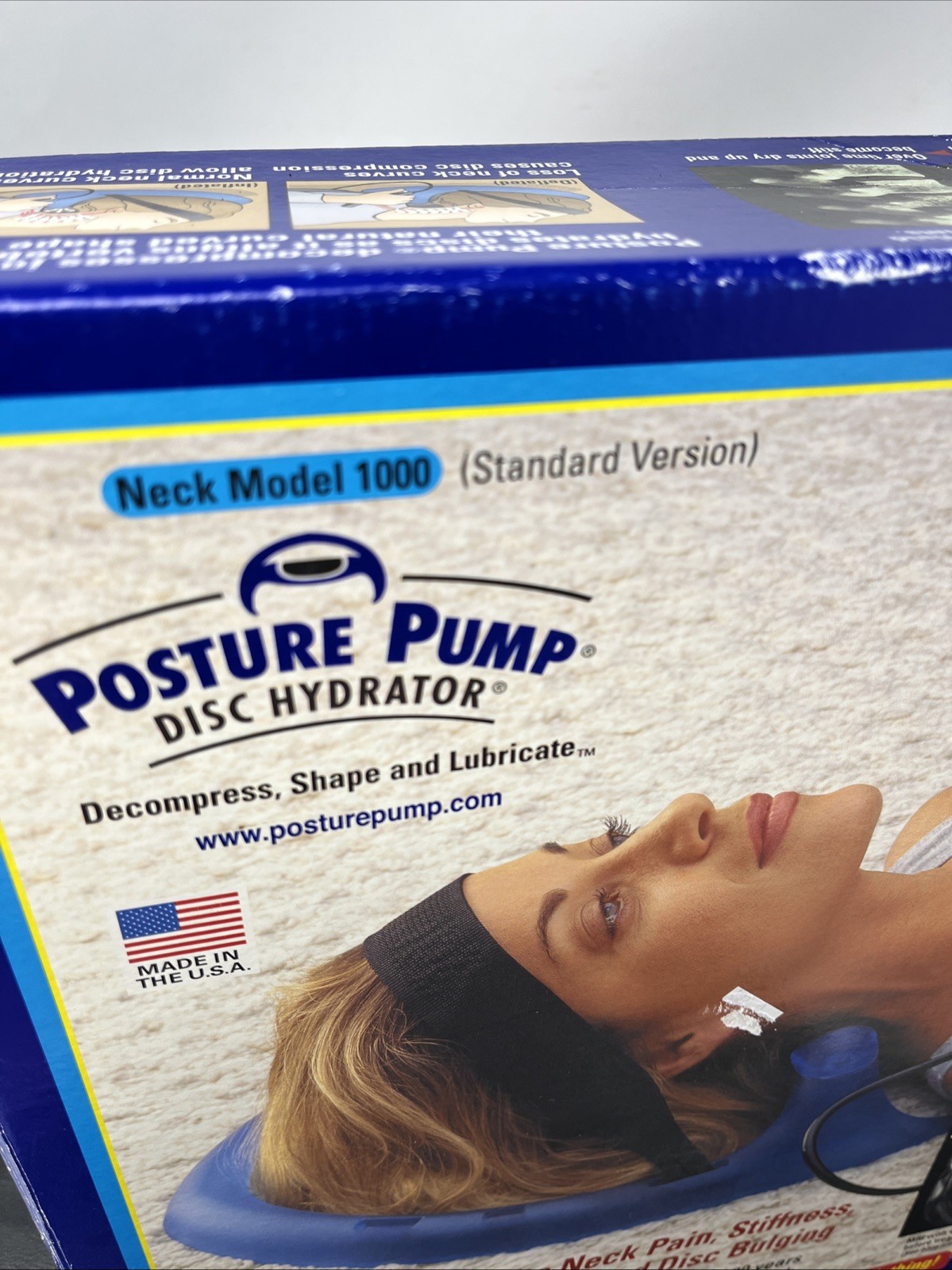 Posture Pump 1000 Neck Disk Hydrator Tested Therapy Pain Relief Headaches