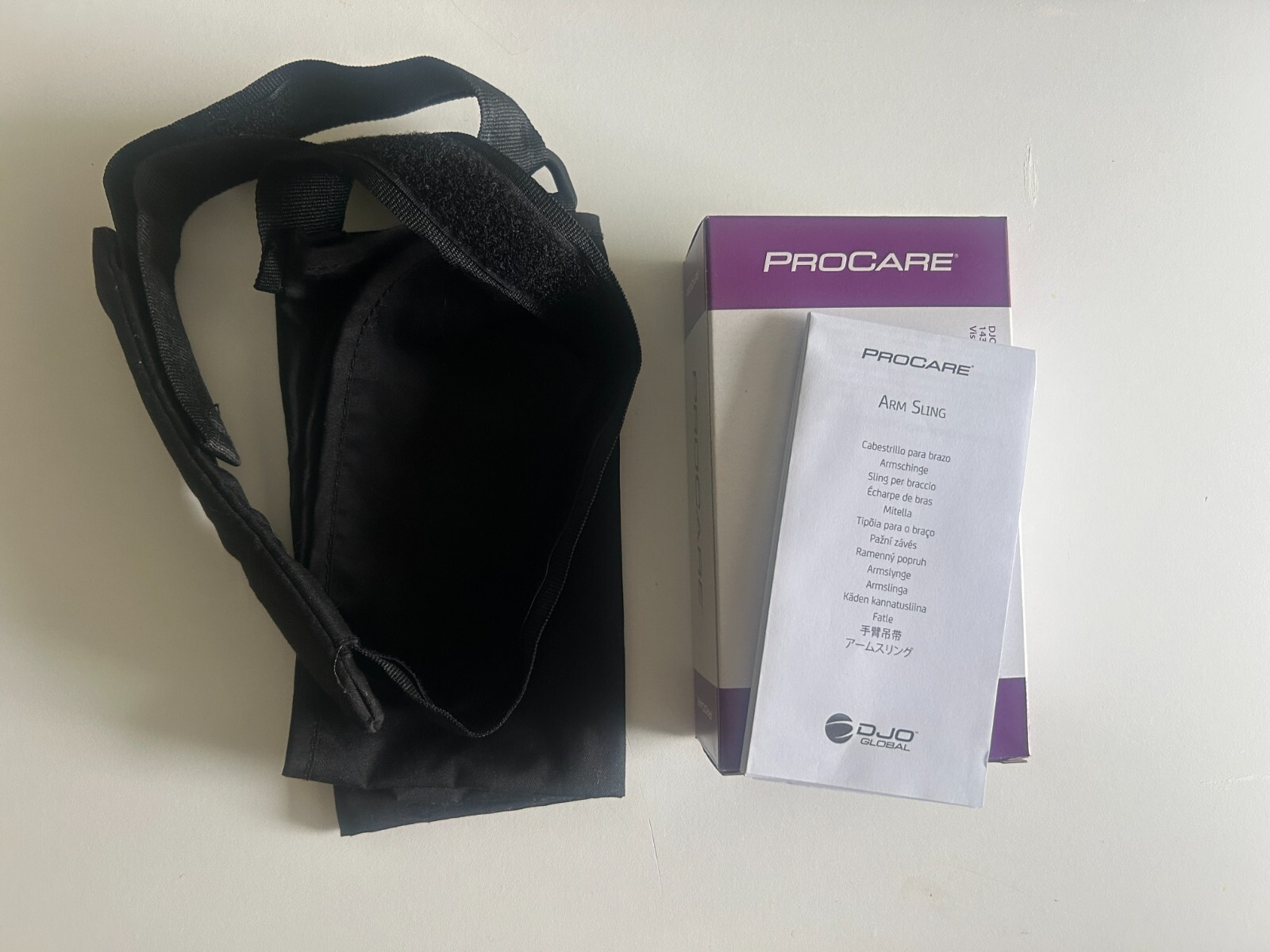 ProCare Deluxe Arm Sling Large New In Box 79-84007 Black