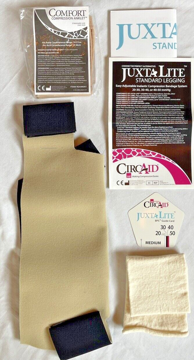 CircAid Juxta Lite Standard Legging Compression Wrap, Easy, Instantly Adjustable