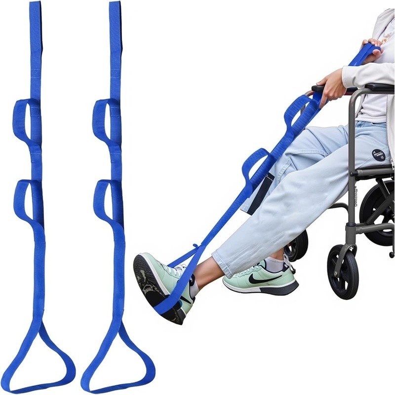 Pro Leg Lift Training Belt W/ Enhanced Grip Adjustable Multi-Angle Support Loop