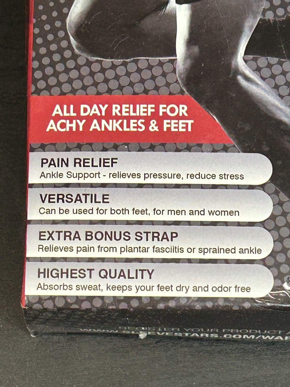 Sleeve Stars Ankle Support One Size Ankle Brace, SINGLE Ankle Brace – BLACK