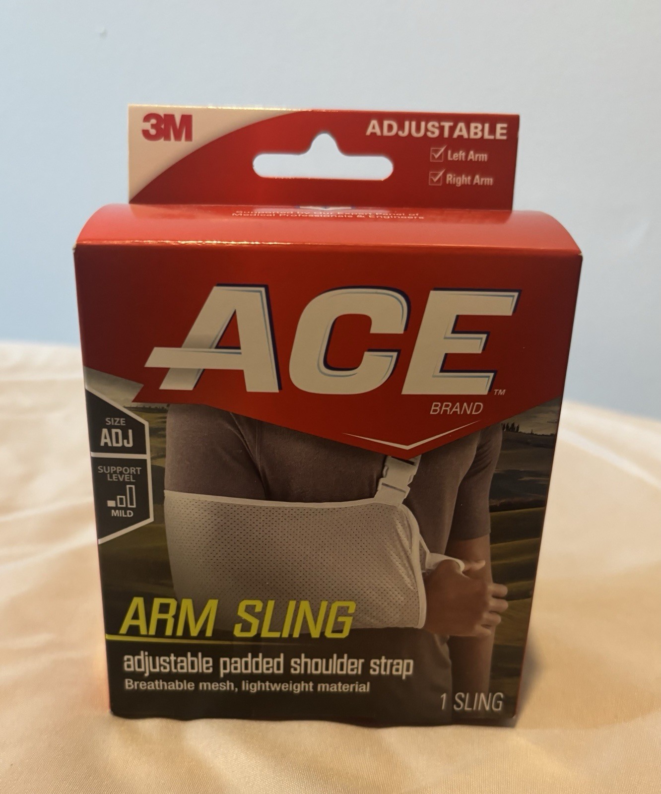 ACE Adjustable Padded Shoulder Strap Arm Sling Left/Right One Size Mild Support