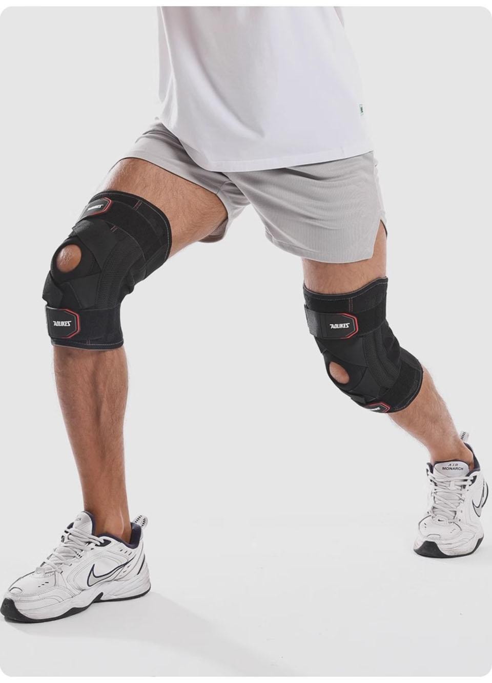 Aolikes 1pcs Knee Brace Knee Support Non Slip Shock Absorption Compression Knee