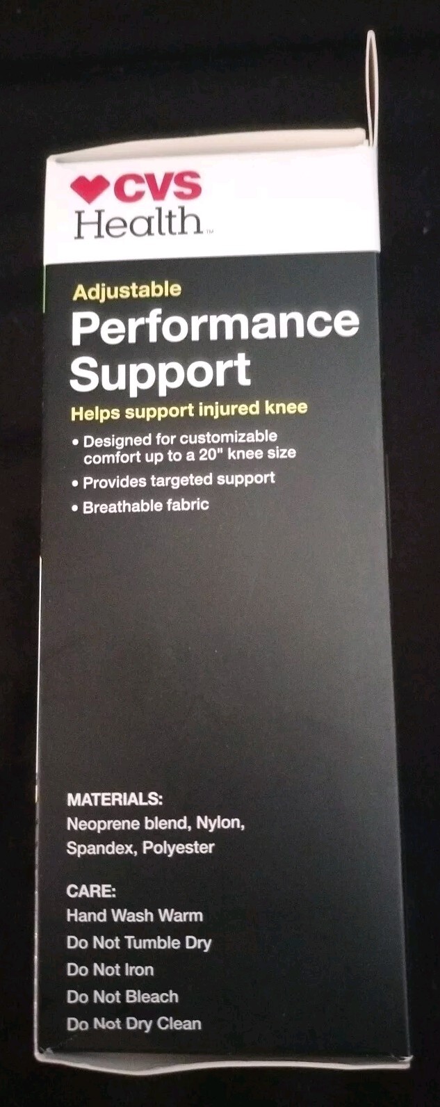 CVS Health Adjustable Performance Moderate Knee Support – NEW