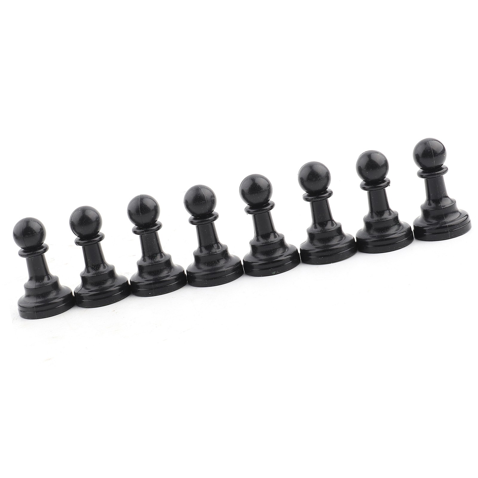 Black&White L Plastic Chessmen Set International Chess Game Complete ☆