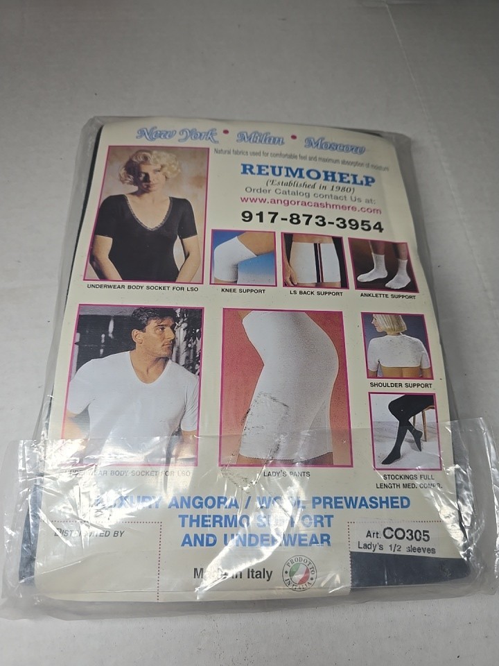 Reumohelp Thermo Support Underwear Angora-Wool Blend Women Body Socket Italy XXL