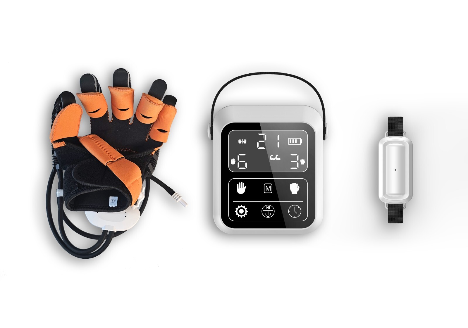 Hand Function Rehabilitation Robot Gloves Stroke Hemiplegia Recovery Trainer