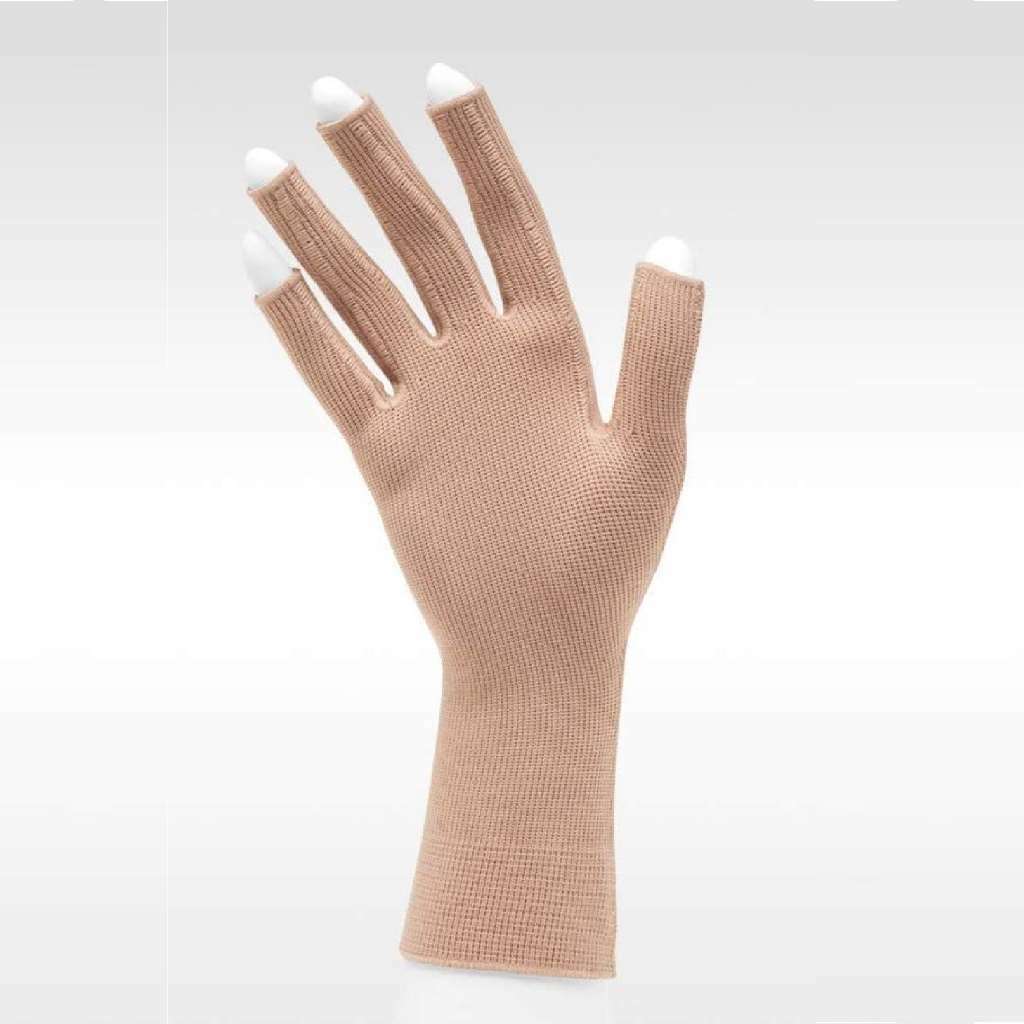 Juzo Expert Hand Gauntlet with Finger Stubs 18-21mmHg Beige Size I