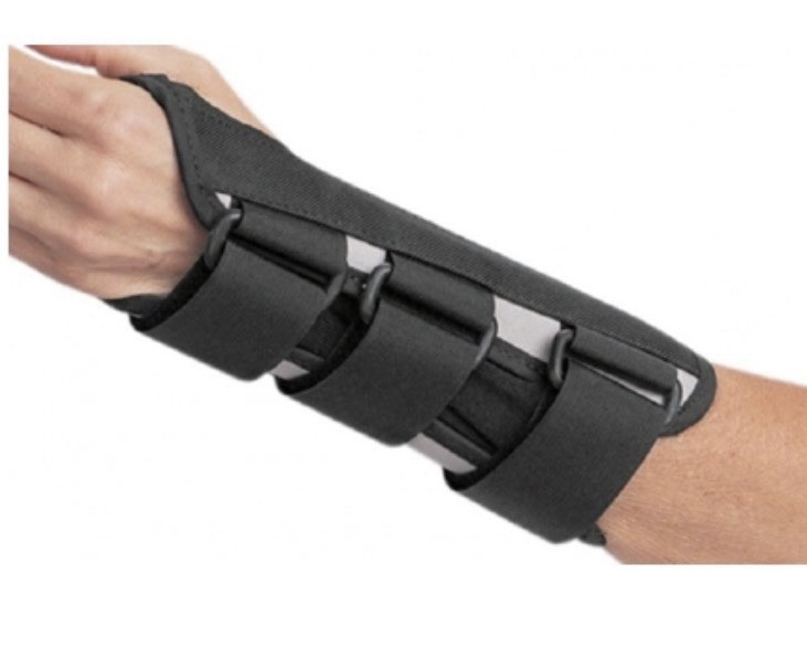 Wrist Brace ProCare B.A.T.H. Aluminum / Canvas Left Hand Black Small 79-87483