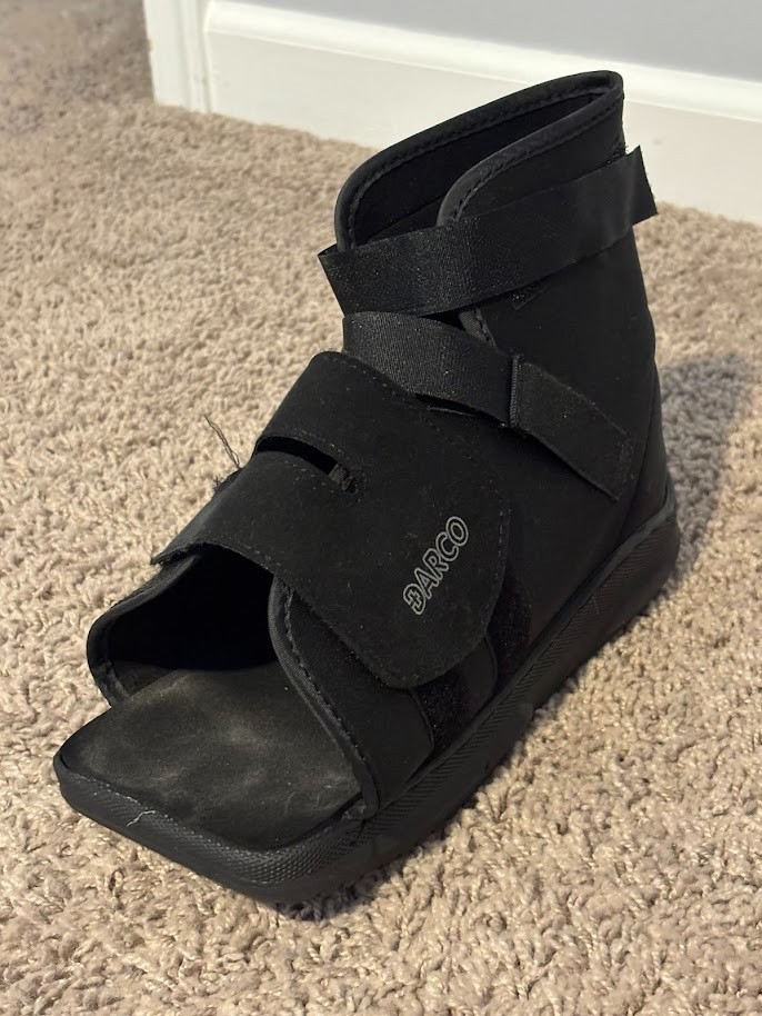 DARCO International Darco Med-Sur Post-Op Surgery Shoe – Black – Men’s Small