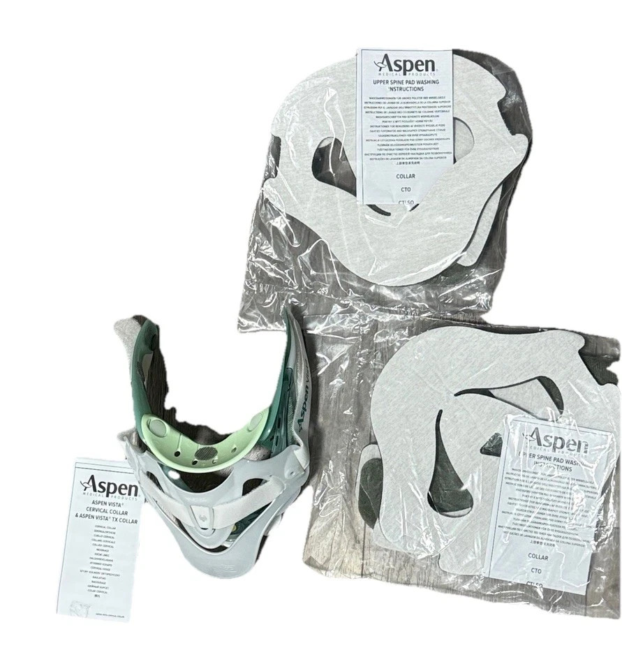 Aspen 984002 Vista Collar Set Universal Adjustable With Extra Pads NEW PACKAGED