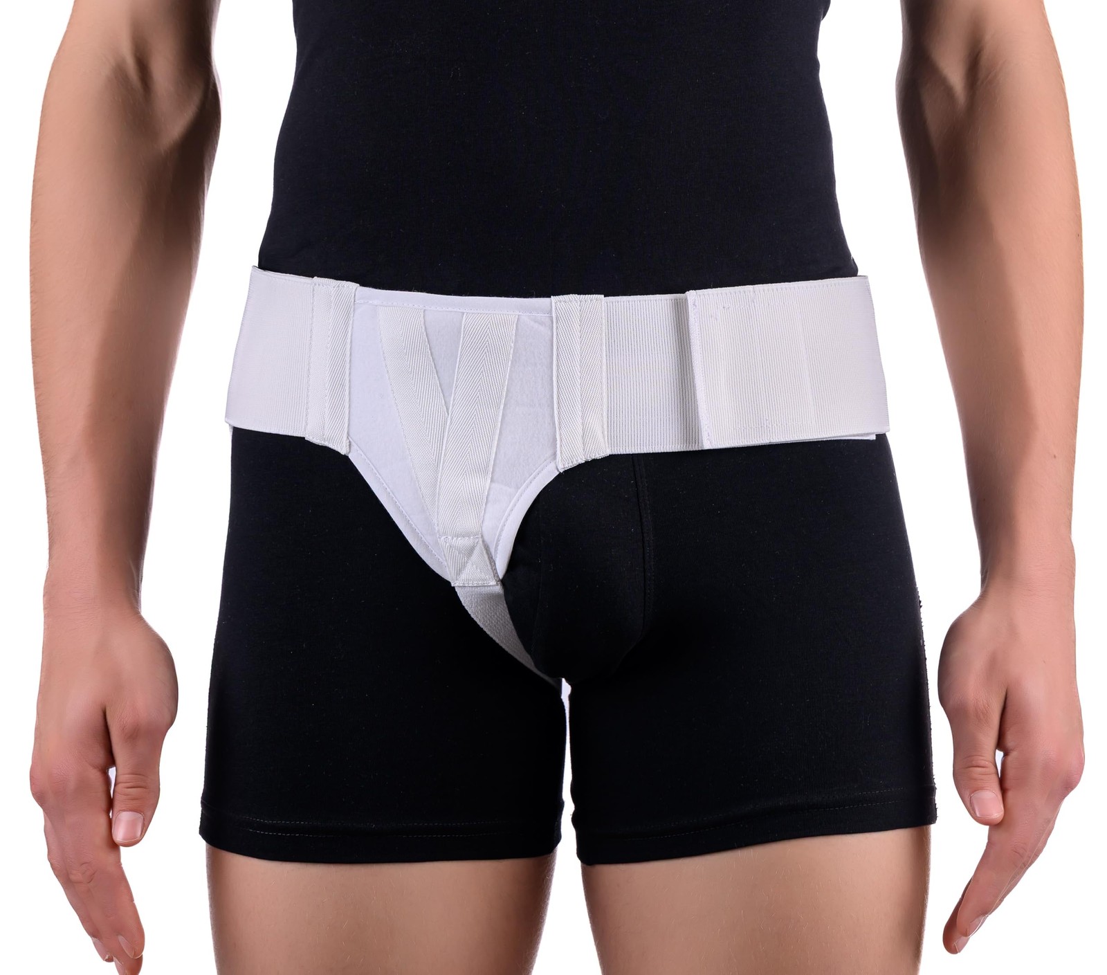 Right Side Inguinal Groin Hernia Truss With Compression Pad Medium Belt