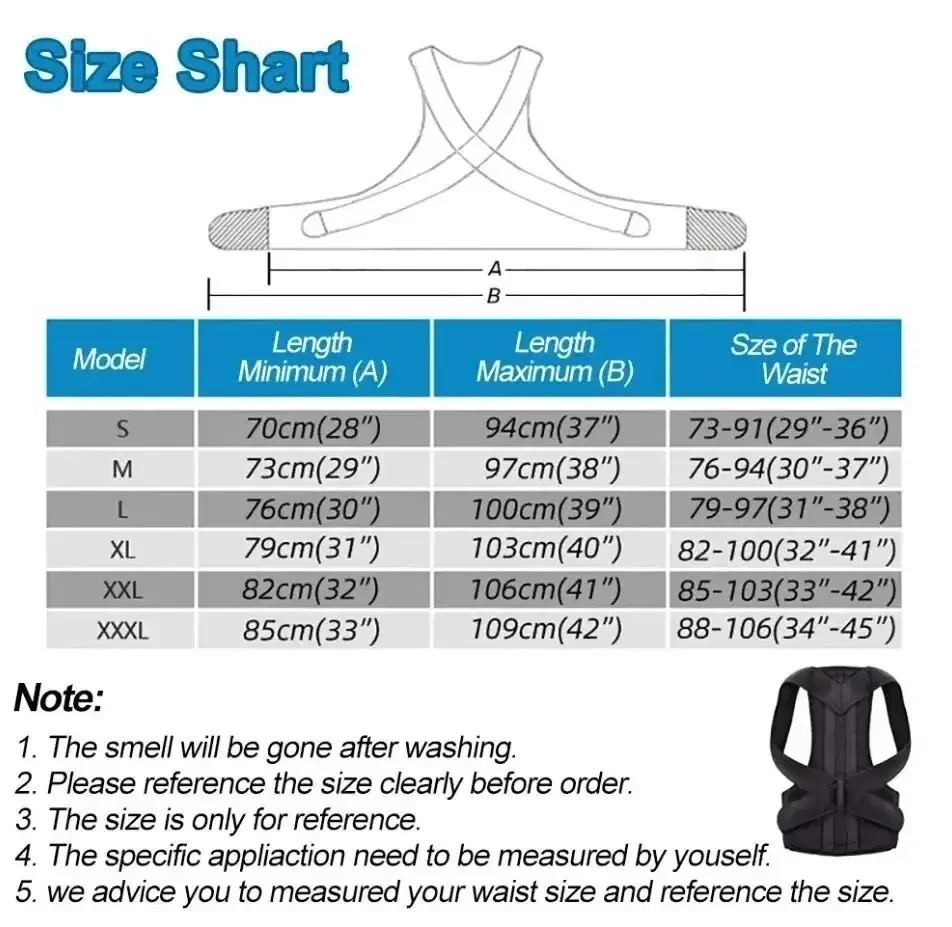 Scoliosis & Kyphosis Corrector Posture Brace for Men Women Student Adult