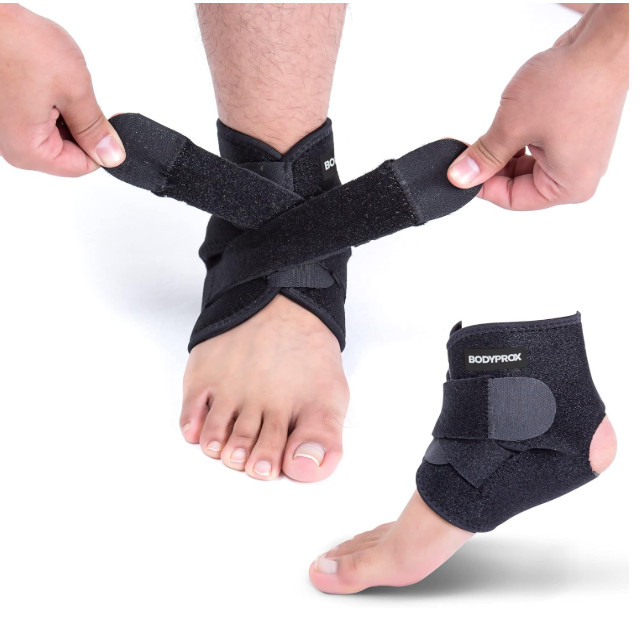 Bodyprox – Ankle Brace – Black – One Size – 1 each/box – 1 box