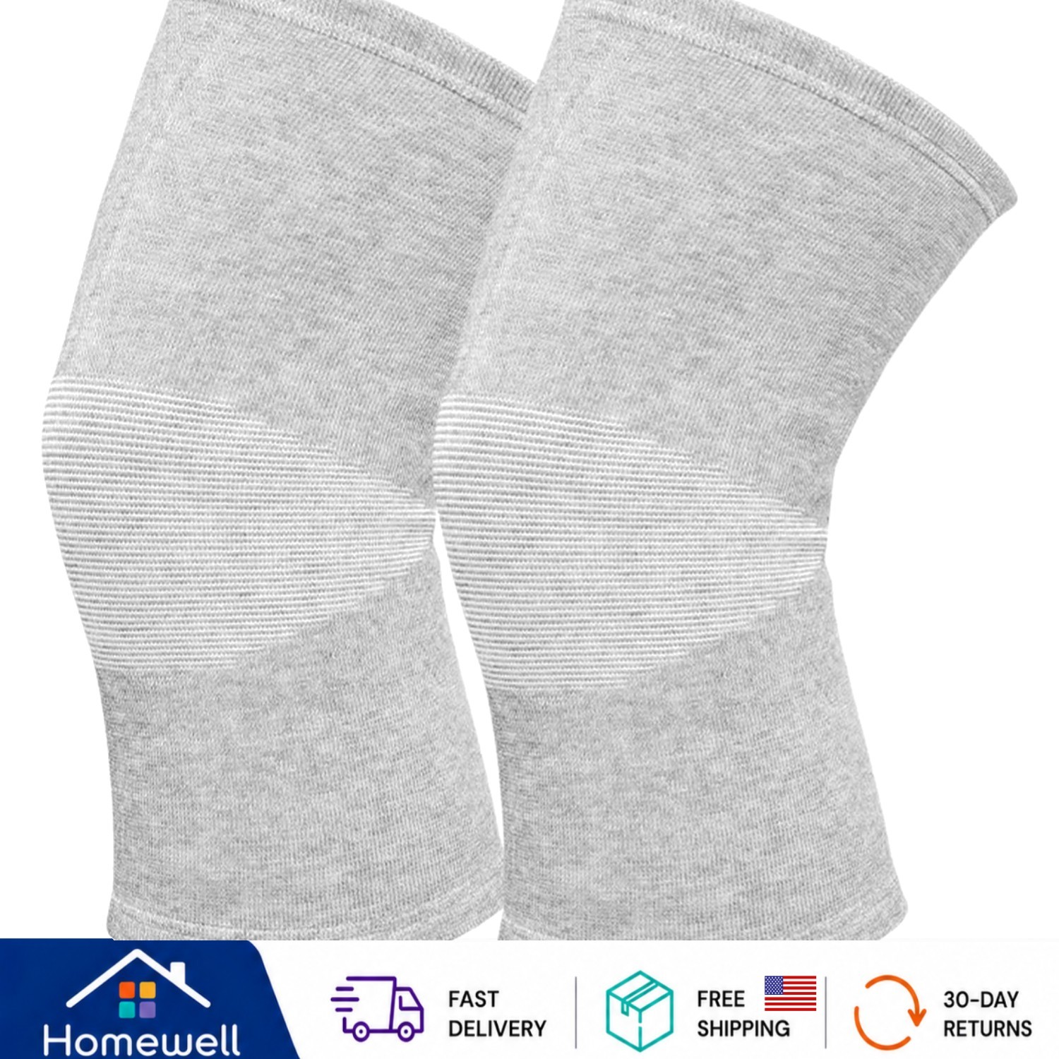 Durable Bamboo Charcoal Knee Compression Sleeve – X-Large for Optimal Comfort