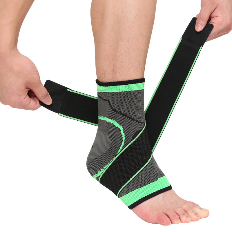 Sports Ankle Brace Compression Support Sleeve Achilles Tendon Ligament Sprain DS