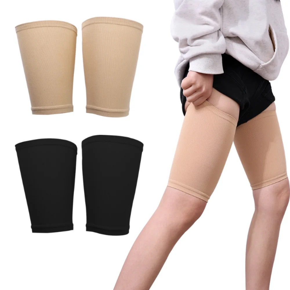 2Pcs Thigh Compression Sleeves Hamstring Compression Sleeve for Quad Groin Pain