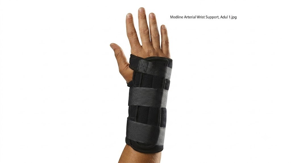 Medline Arterial Wrist Support, Adult, 9″ x 3.5″ x 14.5″