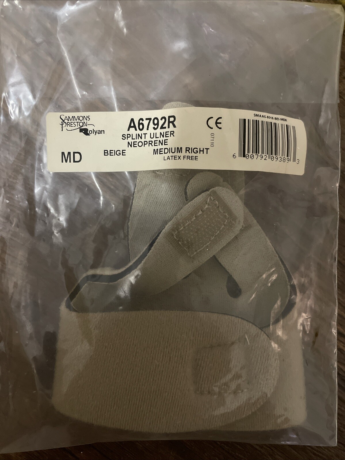 Splint Ulner Neoprene A6792R Medium Beige New