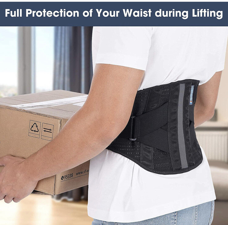 New Timtakbo 3XL Lower Back Brace/ Support Waist Belt Men/Women Pain Relief
