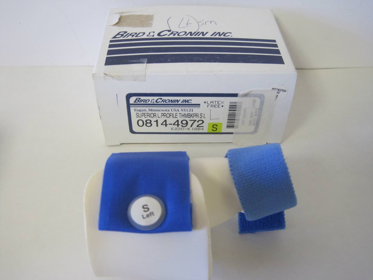 New Bird & Cronin Superior Thumbkeeper Low Profile Right Size Small S 0814-4982