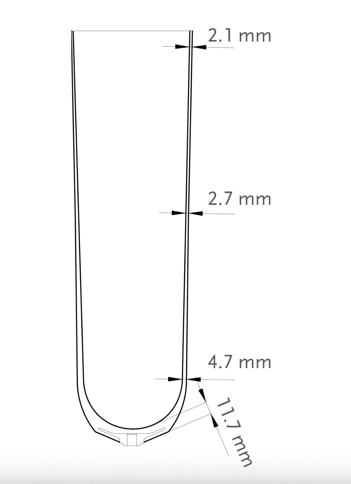 Ossur post op liner. Size 36. 2mm profile. New.