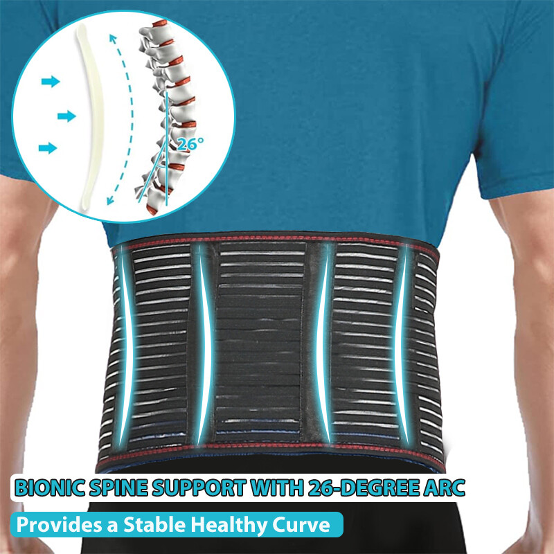 Adjustable Lower Back Brace Lumbar Support Waist Belt For Men /Women Pain Relief