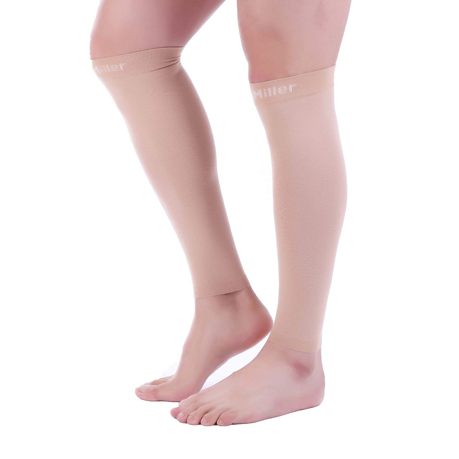 Compression Calf Sleeves for Men & Women – 15-20mmHg Support for Running, Shin S