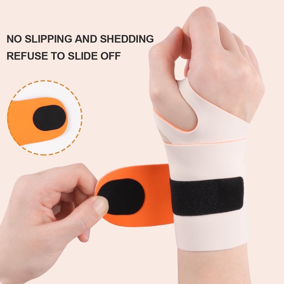 2 Pack Wrist Brace Support for Carpal Tunnel Pain Relief, Ultra Thin Elastic …