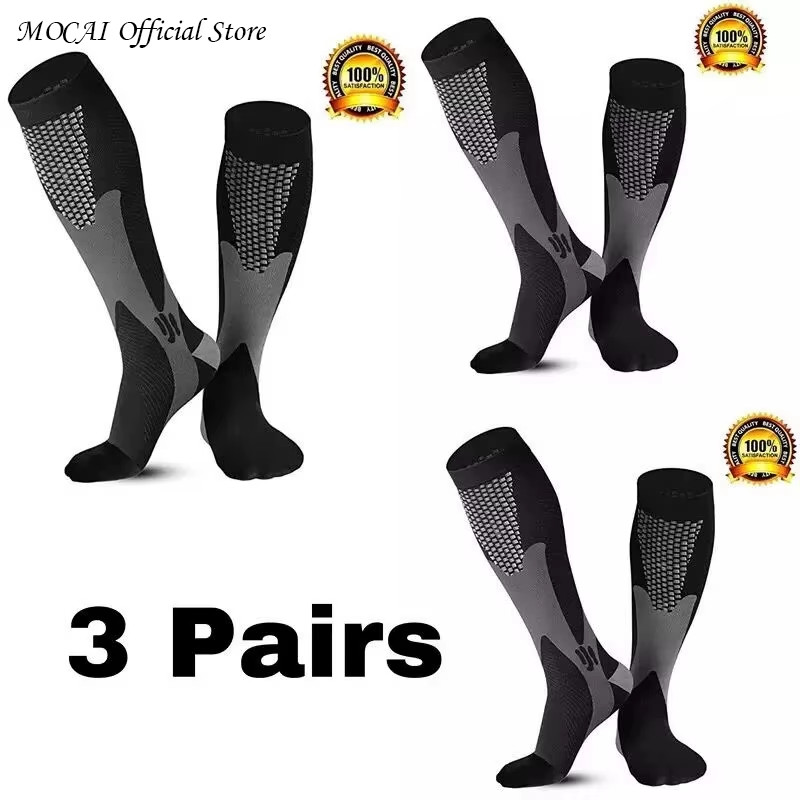 Men’s Compression Socks Sports Running Cycling Nurse Travel Support Socks ⭐