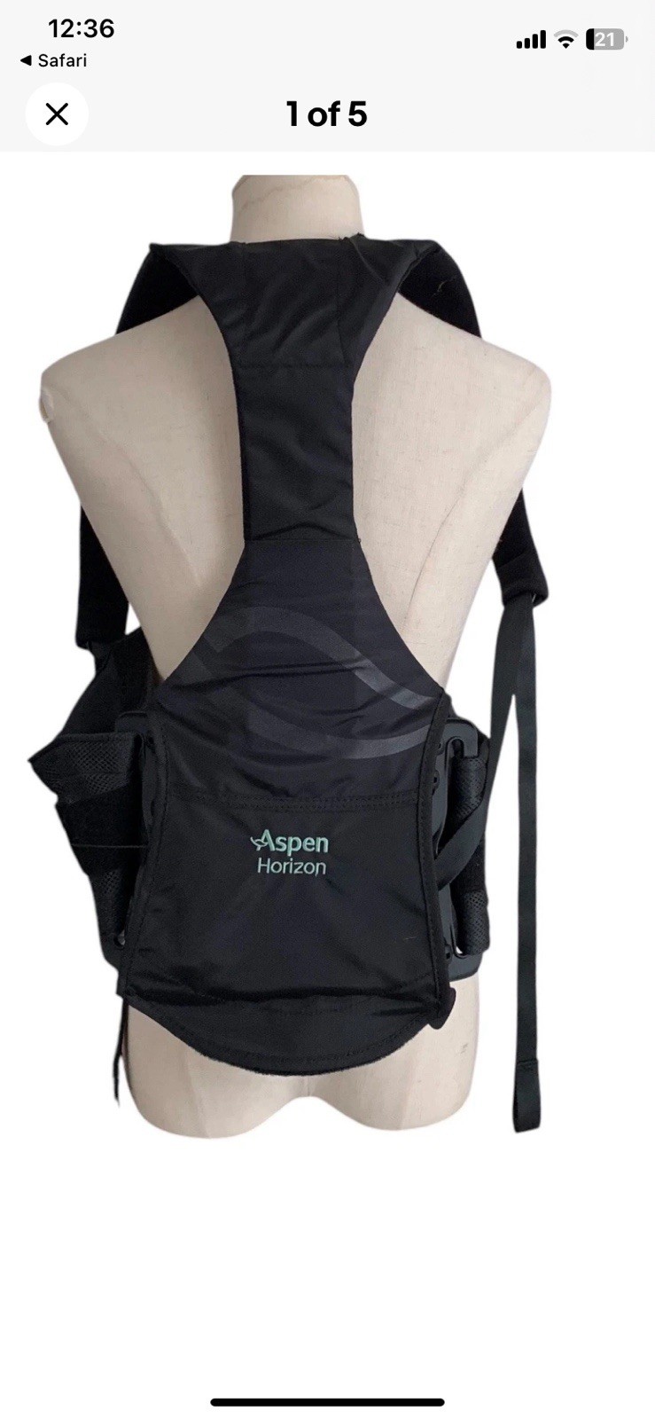 Aspen Horizon 456 TLSO Adjustable Back Brace (993740) Brand New